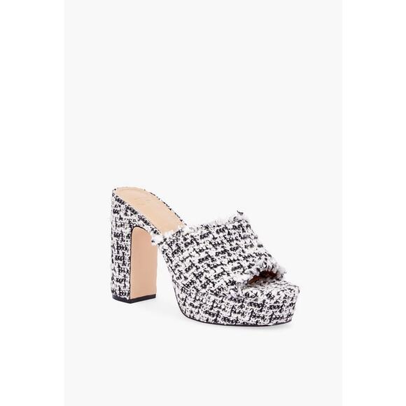 JUSTFAB Heather Throwback Platform Sandal - Picture 7 of 14